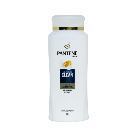 Pantene Pro-V Classic Clean 2in1 Shampoo & Conditioner 595ml 595ml