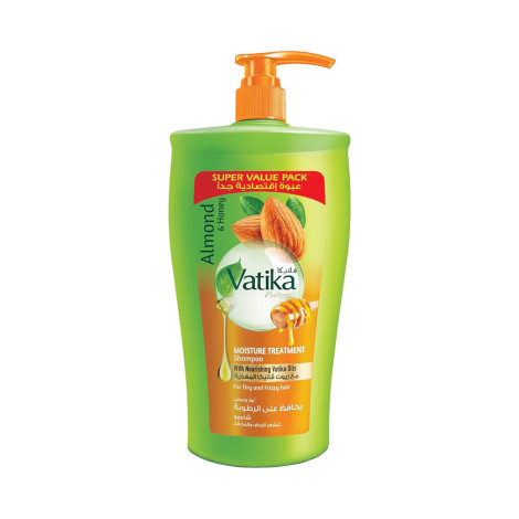 Vatika Natural Almond & Honey Moisture Treatment Shmpoo for Dry & Frizzy Hair 1000ml 1000ml