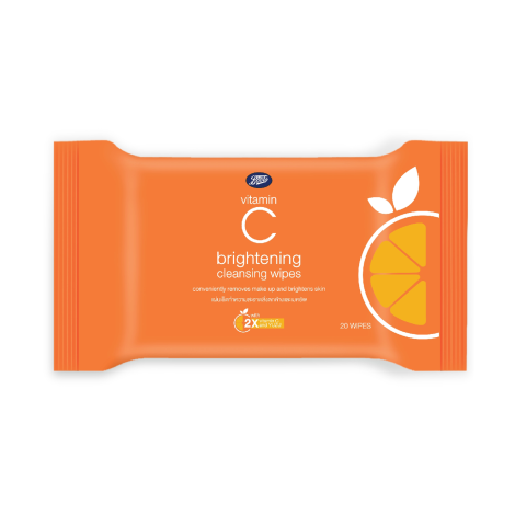 Boots Vitamin C Brightening Cleansing Wipes 20Pcs 20pcs