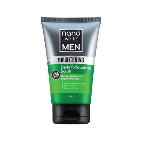 Nano White Men Brightening Daily Exfoliating Scrub 100ml 100ml