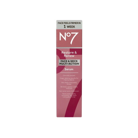 No7 Restore & Renew Multi-Action Face & Neck Serum 30ml 30ml