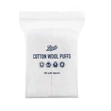 Boots Cotton Wool 100 Puffs 100puffs
