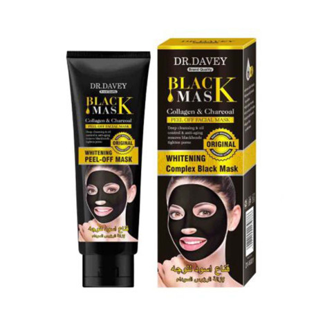 Dr. Davey Black Peel Off Mask with Collagen & Charcoal 120ml 120ml