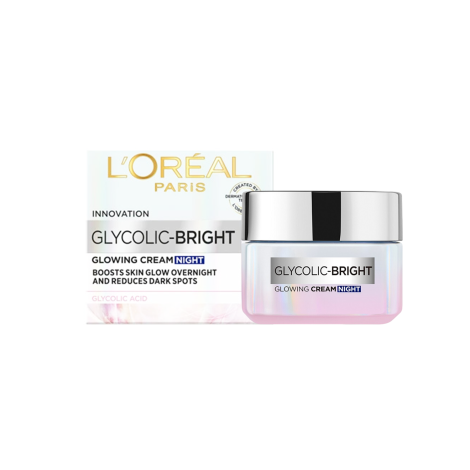 L'Oreal Glycolic Bright Glowing Night Cream 15ml 15ml