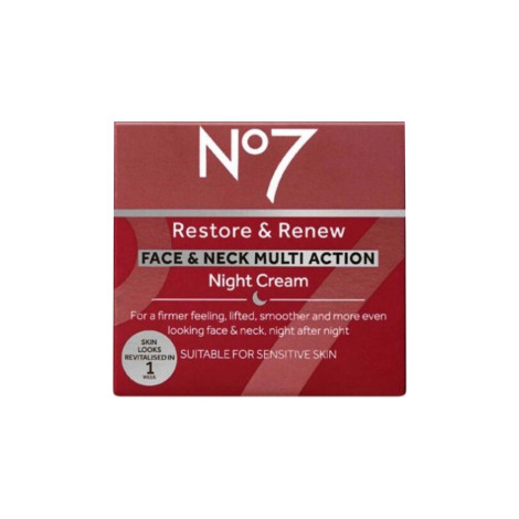 No7 Restore & Renew Multi-Action Face And Neck Night Cream 50ml 50ml