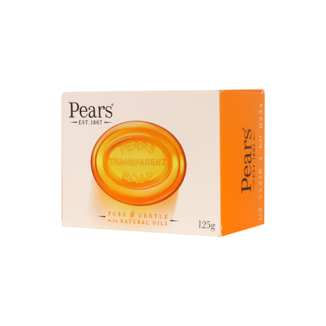 Pears Pure & Gentle Natural Oil Transparent Soap 125g 125g