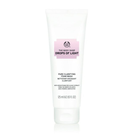The Body Shop drops of light pure clarifying foam wash 125ml 125ml