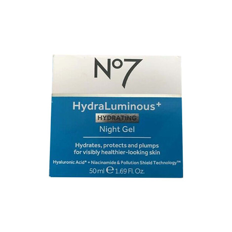 No7 HydraLuminous+ Hydrating Night Gel 50ml 50ml
