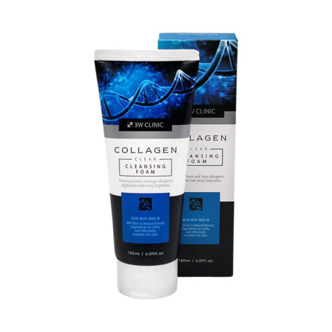 3W Clinic Collagen Clear Cleansing Foam 180ml 180ml