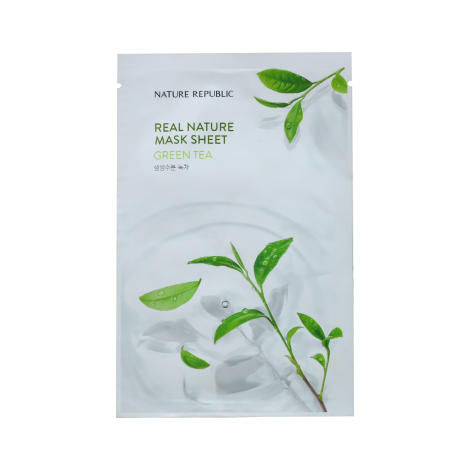 Nature Republic Real Nature Mask Sheet Green Tea 23ml 23ml