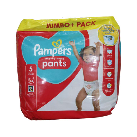 Pampers Baby Dry Pants For 12-17 kg 64pcs Jumbo + Pack 64pcs