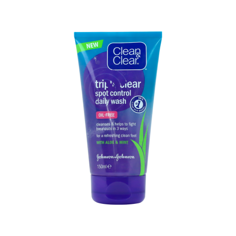 Clean & Clear Triple Clear Spot Control Daily Scrub 150ml 150ml