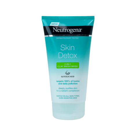 Neutrogena Skin Detox 2in1 Clay Wash Mask 150ml 150ml