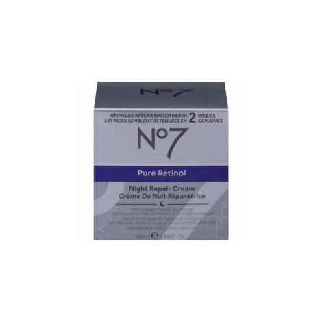 No7 Pure Retinol Night Repair Cream 50ml 50ml