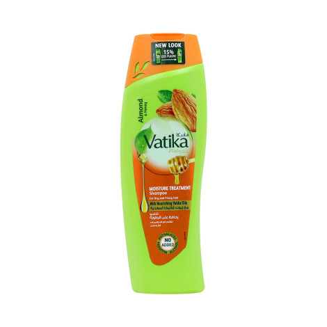 Vatika Naturals Almond & Honey Moisture Treatment Shampoo 400ml (New Packaging) 400ml