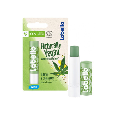 Labello Naturally Vegan Hamp Oil & Shea Butter Lip Balm 5.2ml 5.2ml