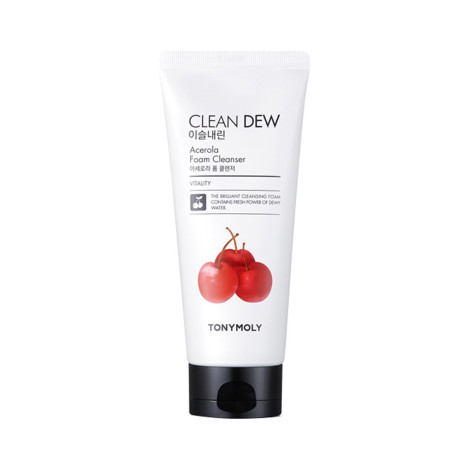 Tonymoly Clean Dew Acerola Vitality Foam Cleanser 180ml 180ml