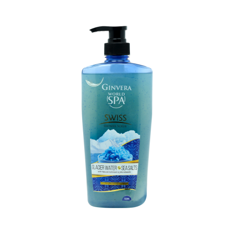 Ginvera World SPA Swiss Glacier Water & Sea Salts Shower Scrub 750ml 750ml