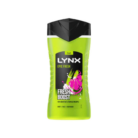 Lynx Epic Fresh Boost With Grapefruit & Tropical Pineapple 3in1 Shower Gel 225ml
