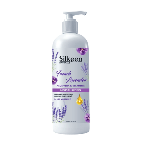 Silkeen Naturals French Lavender Aloe Vera & Vitamin E Moisurizing Perfumed Body Lotion 1000ml 1000ml