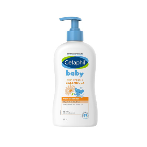 Cetaphil Baby with Organic Calendula Wash & Shampoo 400ml 400ml