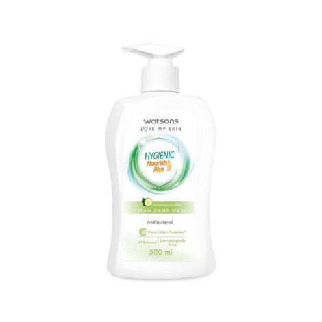Watsons Hygienic Nourish Plus Sensitive Hydrating Cucumber Cream Hand Wash 500ml 500ml