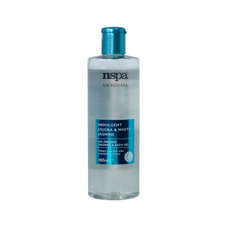 Nspa Sacred Spa Indulgent Jojoba & White Jasmine Bath And Shower Gel 400ml 400ml