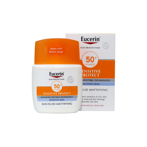 Eucerin Sensitive Protect Sun Fluid Mattifying SPF50 Plus 50ml 50ml