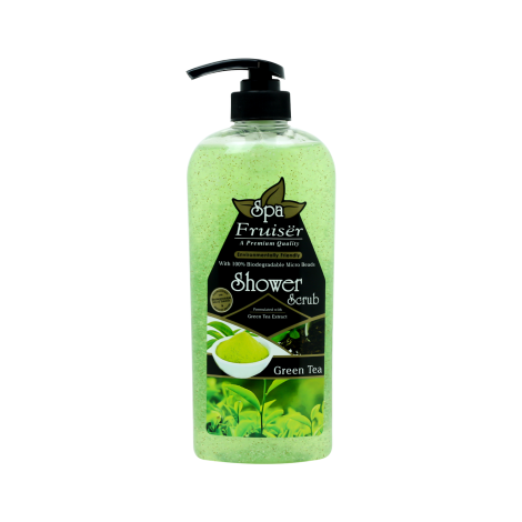 Fruiser Spa Green Tea Shower Scrub 730ml 730ml