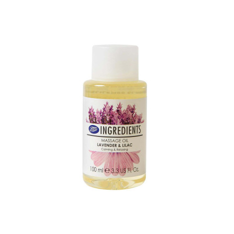 Boots Ingredients Lavender & Lilac Massage Oil 100ml 100ml