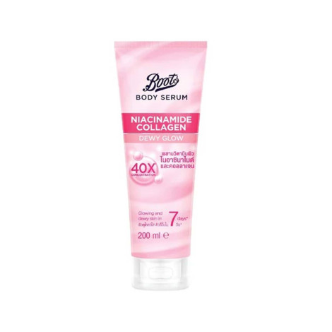Boots Niacinamide Collagen Dewy Glow Body Serum 200 ml 200ml