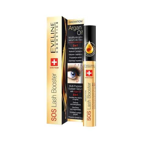 Eveline Cosmetice Sos Lash Booster with Argan Oil 10ml 10ml