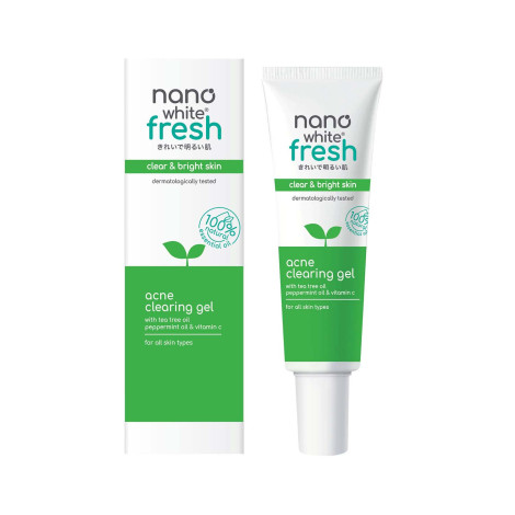 Nano White Fresh Clear & Bright Skin Acne Clearing Gel 30ml 30ml