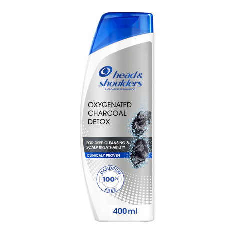 Head & Shoulders Oxygenated Charcoal Detox Anti-Dandruff Shampoo 400ml 400ml