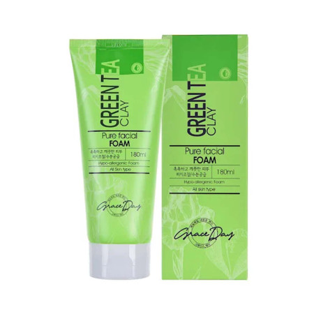 Grace Day Green Tea Clay Pure Facial Faom 180ml 180ml