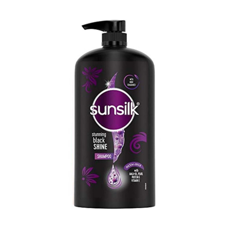 Sunsilk Stunning Black Shine Shampoo 1L 1L