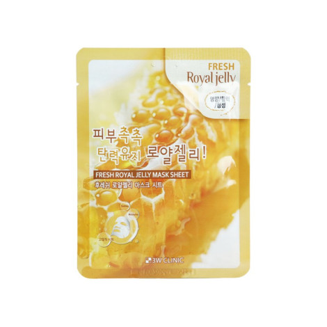 3W Clinic Fresh Royal Jelly Mask Sheet 23g 23g