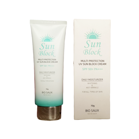 Bio Salix Sun Block Multi Protection UV Sun Block Cream SPF 50+ 70g 70g