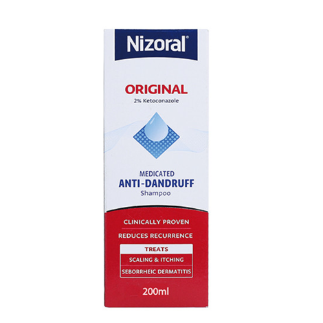 Nizoral Original 2% Ketoconazole Medicated Anti-Dandruff Shampoo 200ml 200ml