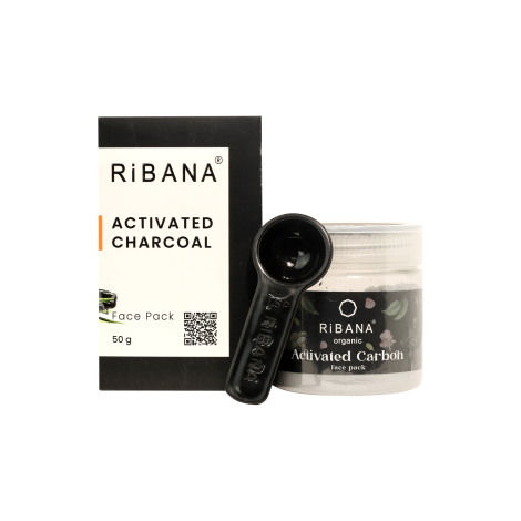 Ribana Activated Charcoal Face Pack - 50g 50g