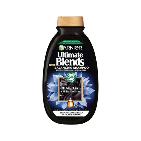 Garnier Ultimate Blends Charcoal & Black Seed Oil Balancing Shampoo 300ml 300ml