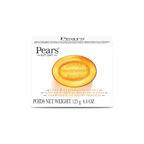 Pears Transparent Soap Pure and Gentle with Plant Oils 125g 125g