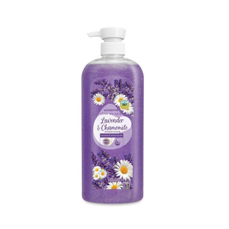 Watsons Lavender & Chamomile  Smoothes & Moisturises Skin Shower Scrub 700ml 700ml