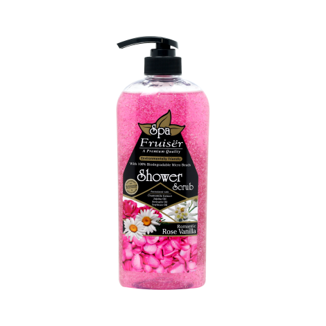 Fruiser Spa Romantic Rose Vanilla Shower Scrub 730ml 730ml