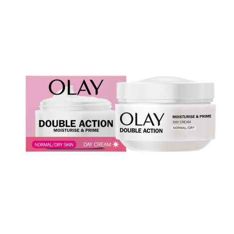 Olay Double Action Moisturise & Prime Normal/Dry Skin Day Cream 50ml 50ml