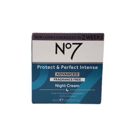 No7 Protect & Perfect Intense Advanced Fragrance Free Night Cream 50ml 50ml