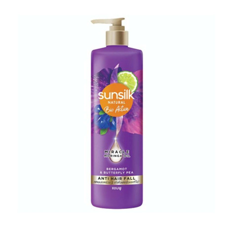 Sunsilk Natural Bio Active Bergamot & Butterfly Pea Anti-Hairfall Shampoo 380ml 380ml
