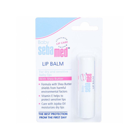 Seba Med Baby Lip Balm With Shea Butter 4.8g 4.8g