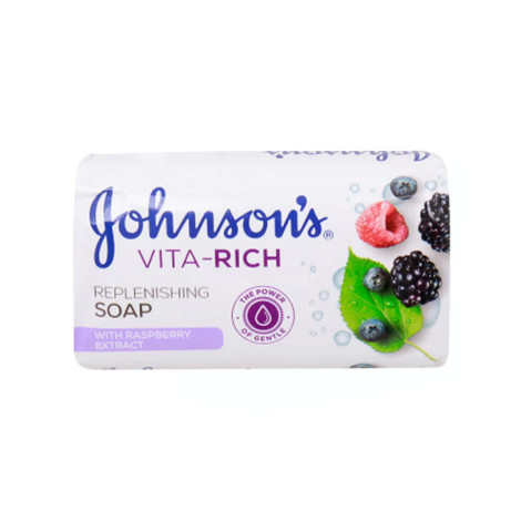 Johnson's Vita Rich Replenishing Soap With Raspberrry Extract 175g Personal Care
