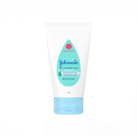 Johnson's Face & Body Milk + Rice Baby Cream 50g 50g